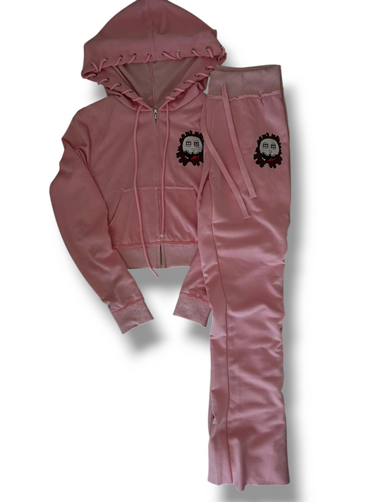 Pink women's lemax tracksuit