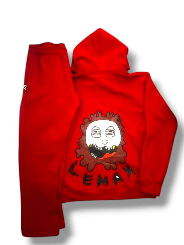 Red mens lemax tracksuit