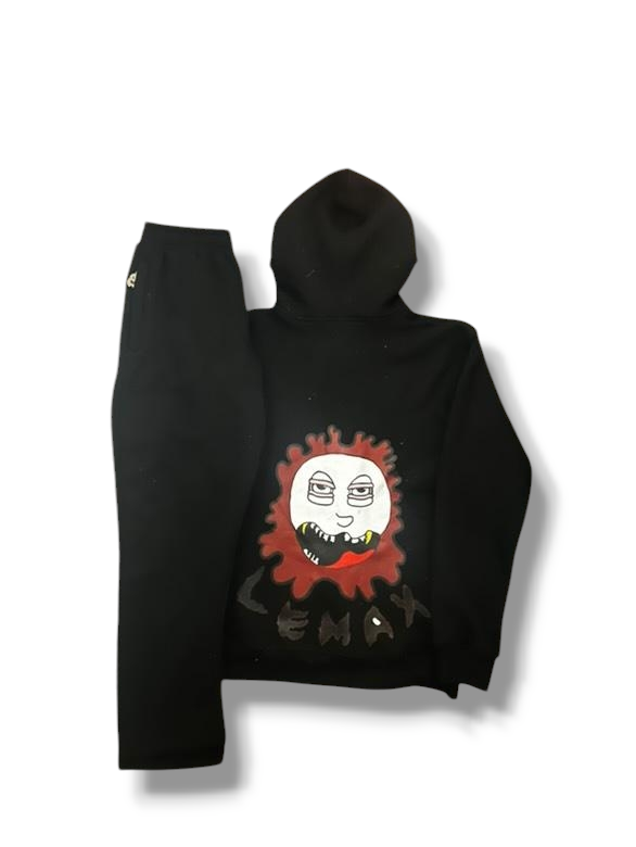 Black lemax men's tracksuit