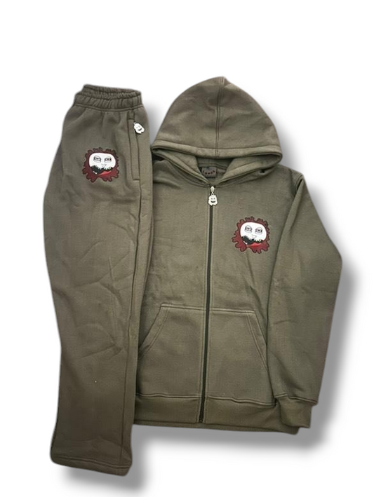Green mens lemax tracksuit