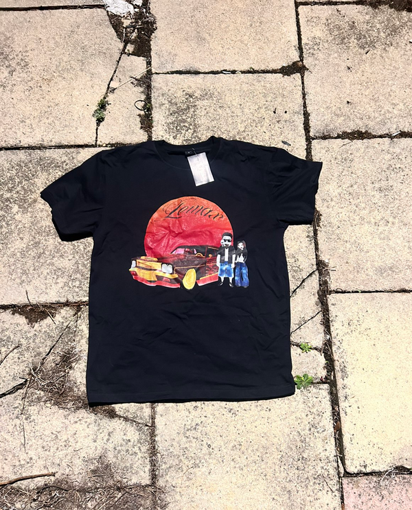 Black lowrider tee