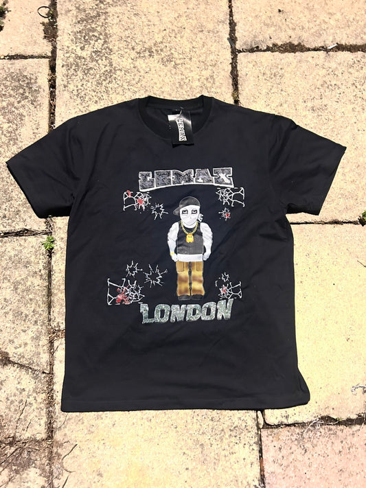Black 50p lemax tshirt